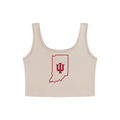 Indiana Trident Cropped Tank Top