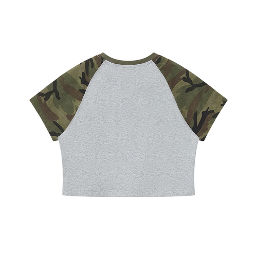 Indiana Camo Crop T-Shirt