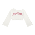 Hoosiers Hollow Print Off-Shoulder Sweatshirt