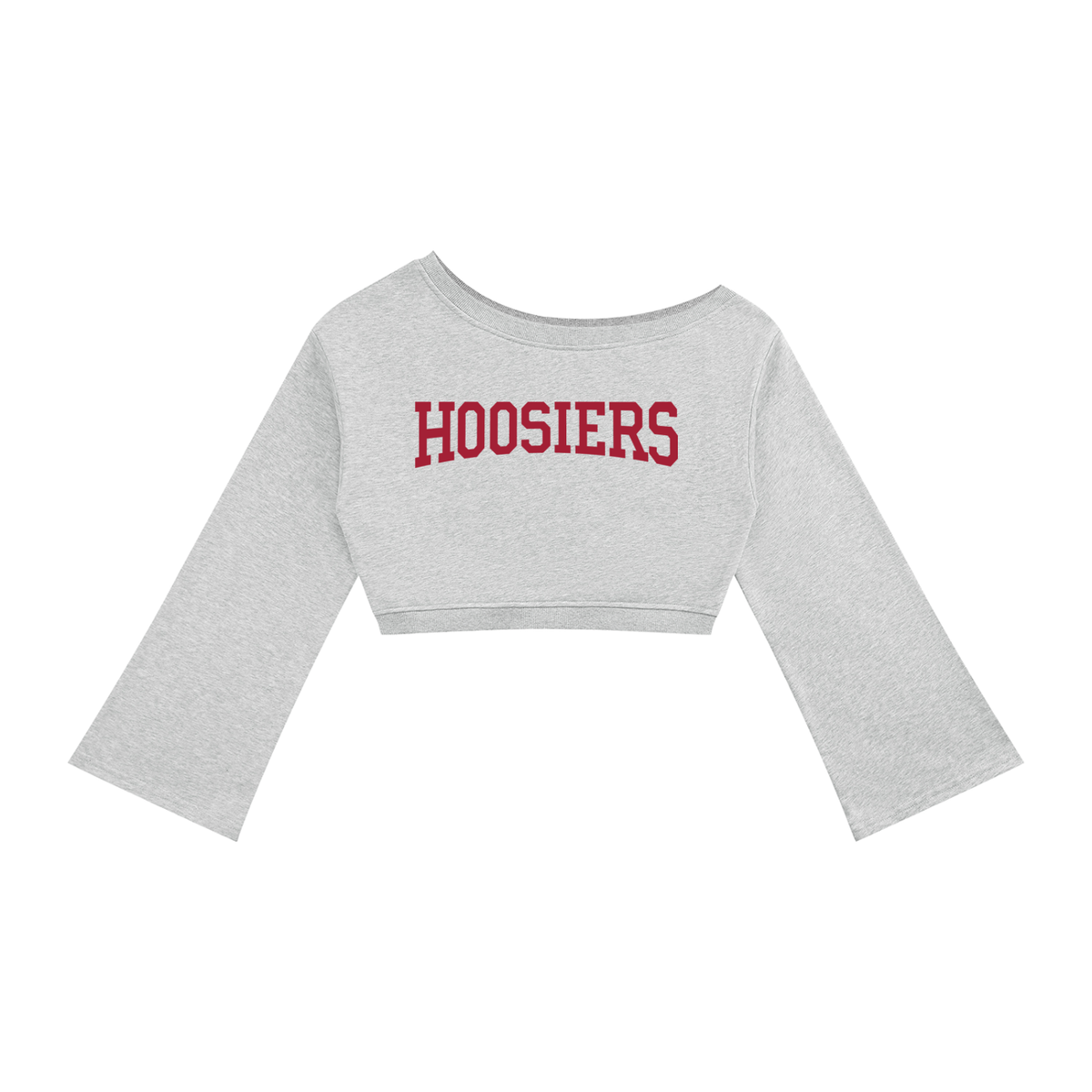 Hoosiers Off-Shoulder Sweatshirt