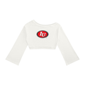 Vintage Logo Off-Shoulder Sweatshirt