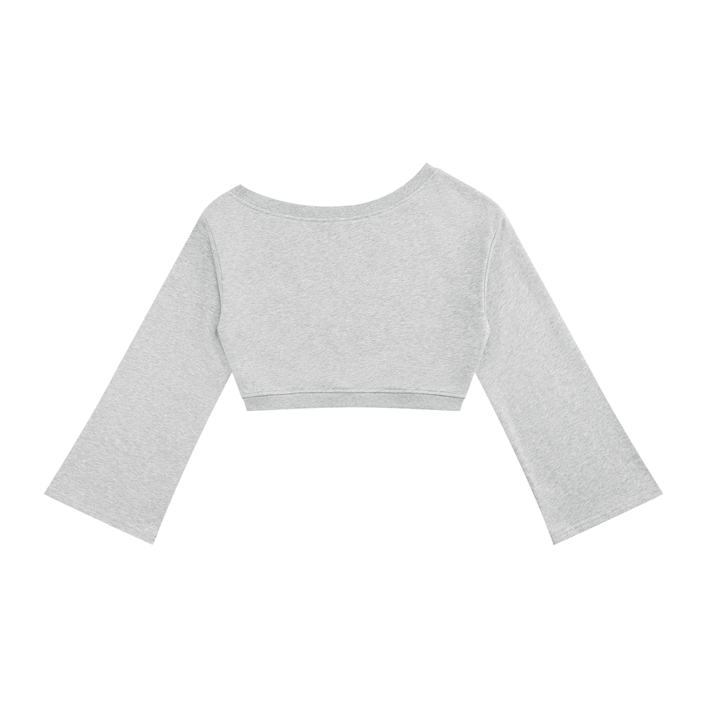 Hoosiers Off-Shoulder Sweatshirt