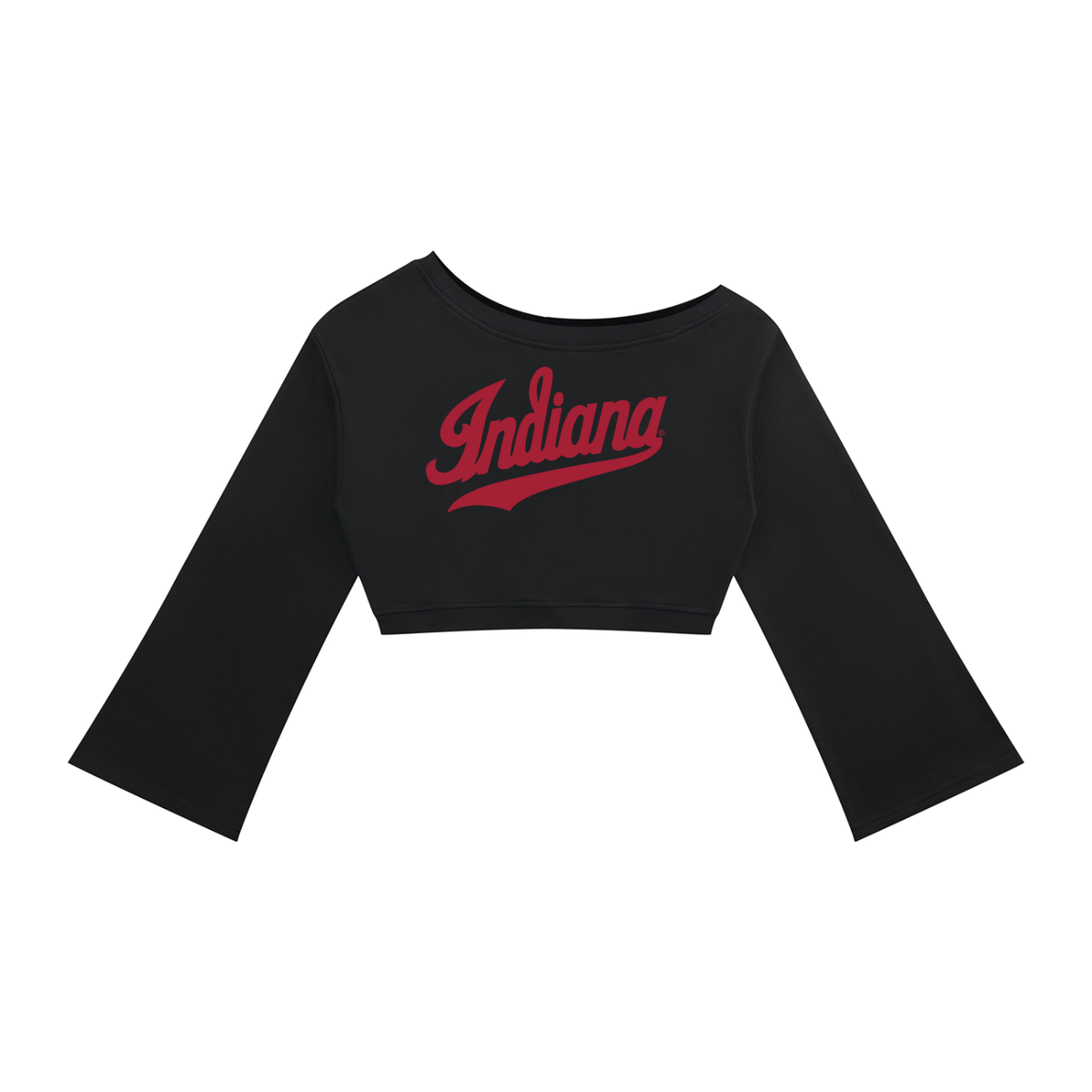 Indiana Classic Off-Shoulder Sweatshirt