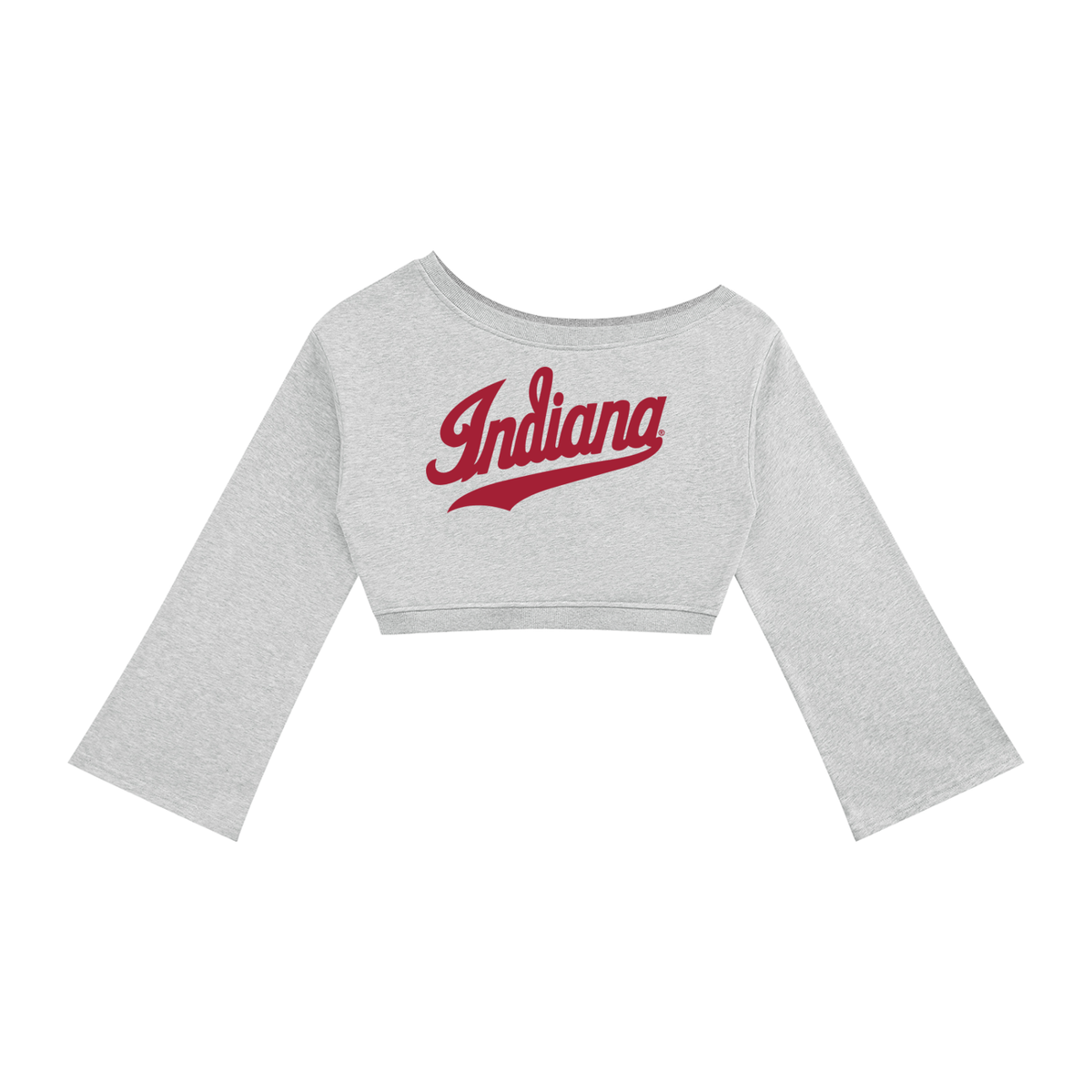 Indiana Classic Off-Shoulder Sweatshirt