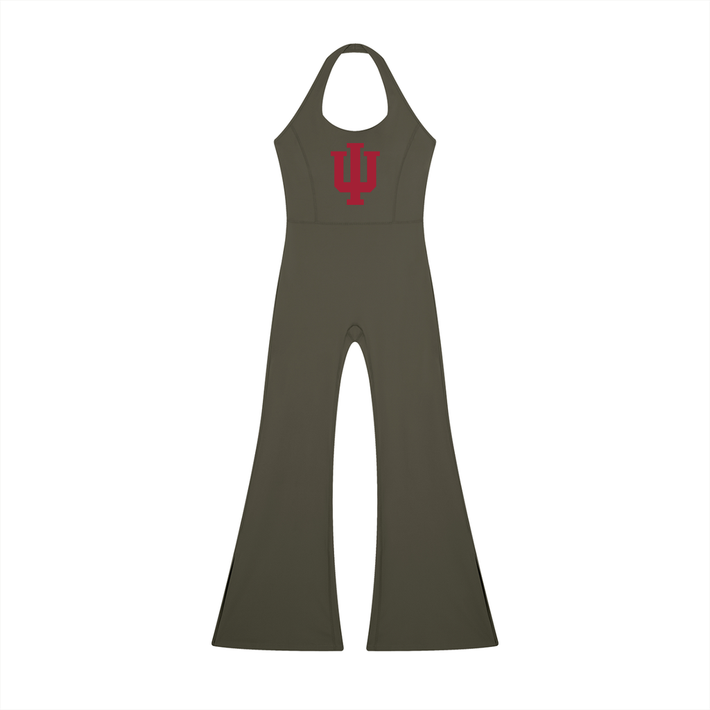 Trident Halter Flared Jumpsuit