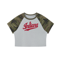 Indiana Camo Crop T-Shirt