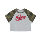 Indiana Camo Crop T-Shirt